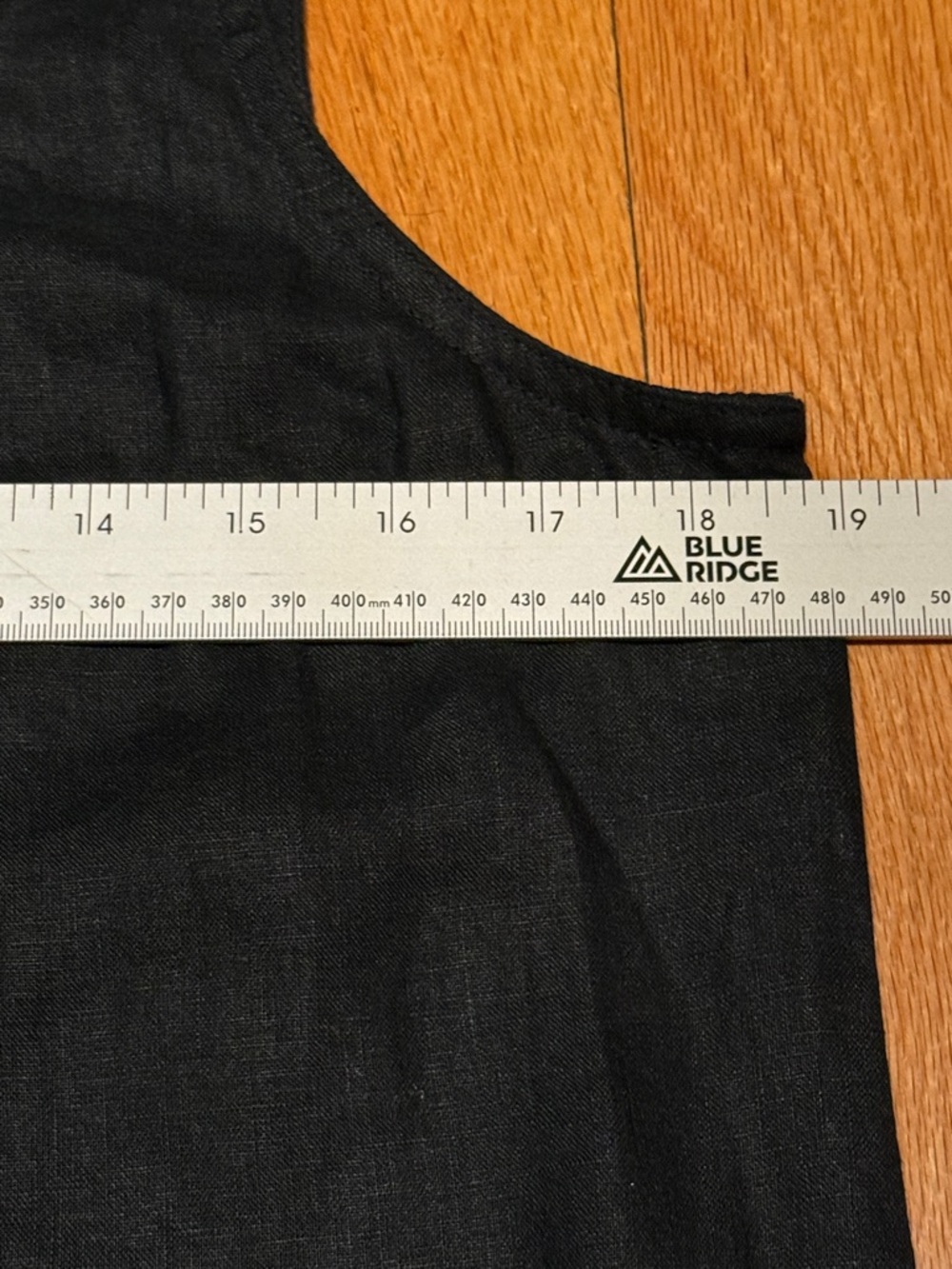 J. Jill Black Sleeveless 100% Linen Shift Mini Dress with Pockets Size Small - Picture 4 of 11